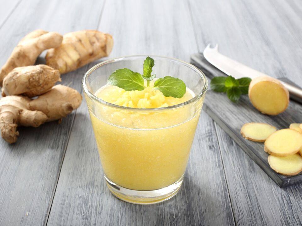 Drinking mint and ginger is a delicious way to increase male potency