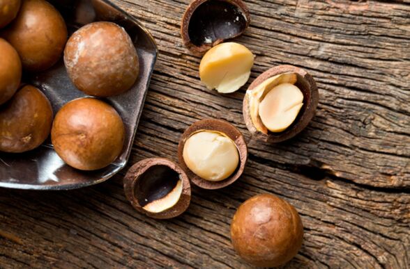 Macadamia is a nut that activates testosterone production and fights impotence